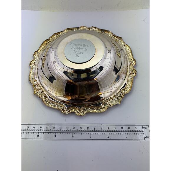 Vintage Sheridan Silver-Plate Candy Dish - Picture 4 of 4